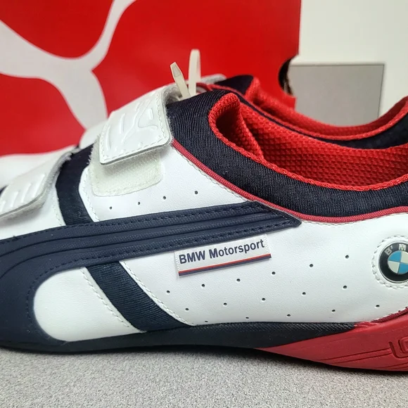 Puma Men's White and Red Sneakers - Picture 2 of 9